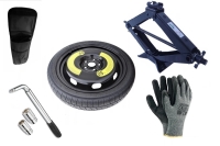 Set – Thuiskomer ALFA ROMEO GT R18 5x98x58,1 + sleutel + krik + opbergzak voor krik