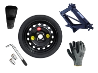 Set – Thuiskomer OPEL AGILA B R16 4x100x54,1 + sleutel + krik + opbergzak voor krik