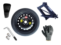 Set – Thuiskomer MAZDA 2 II R15 4x100x54,1 + sleutel + krik + opbergzak voor krik