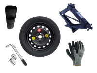 Set – Thuiskomer HYUNDAI BAYON R16 4x100x54,1 + sleutel + krik + opbergzak voor krik