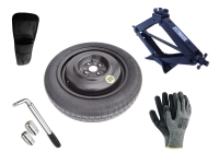 Set – Thuiskomer RENAULT EXPRESS R15 4x100x60,1 + sleutel + krik + opbergzak voor krik